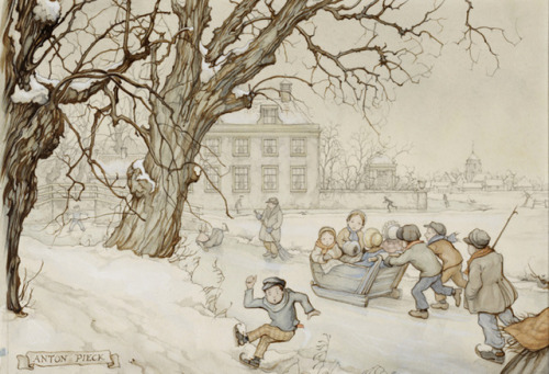 geritsel:Anton Pieck - cosy Dutch winterscapes