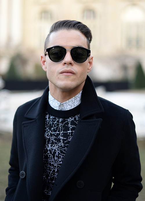 rmaleksource:RAMI MALEK21 JANUARY - DIOR HOMME - PARIS FASHION...