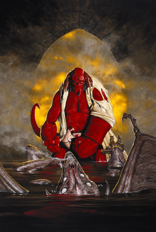 fanta-z:Hellboy 1-2 concept art by Wayne Barlowe