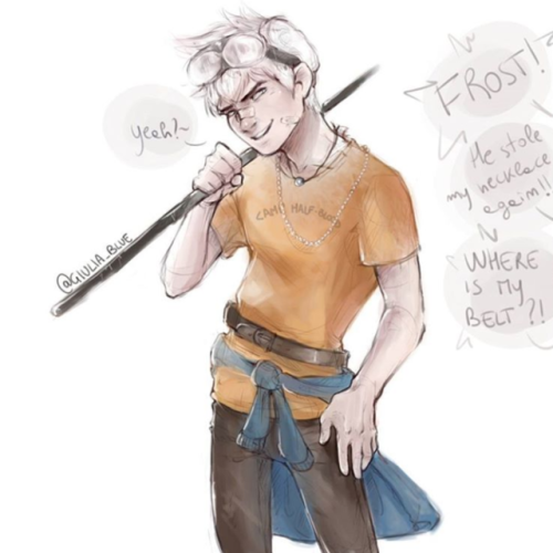 giulia-blue:RotG - PJO AU (Jack Frost as son of Hermes)