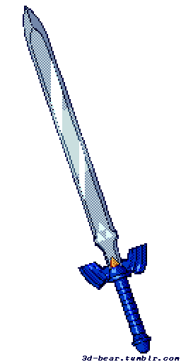 legend of zelda sprite master sword beam