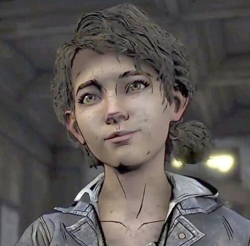 bluewheeliebin:Clem without her hat 