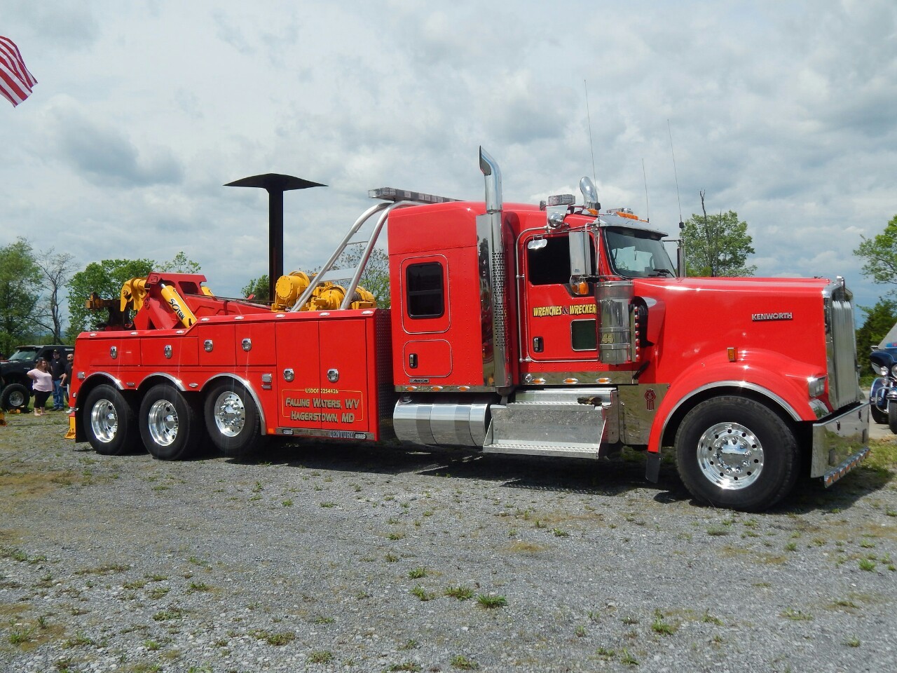 Semitrckn — Kenworth custom W900L Wrecker