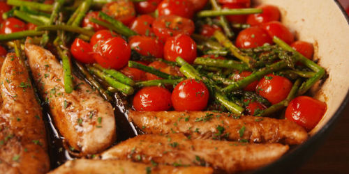 wannabe-alice2:~ Balsamico Chicken with Asparagus Recipe ~318...