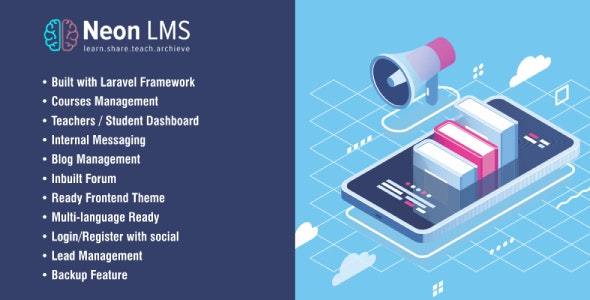 NeonLMS v2.1.8 - Learning Management System PHP Laravel Script Nulled