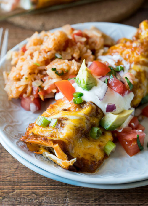 foodffs:Easy Ground Beef EnchiladasFollow for recipesIs this...