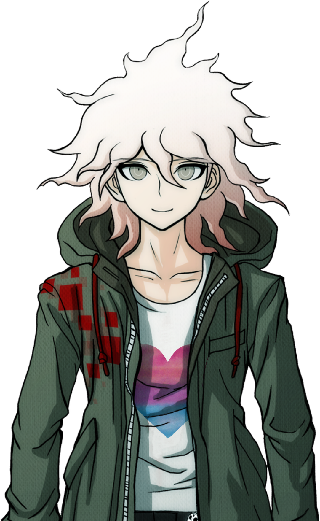 nagito komaeda sprite edits | Tumblr