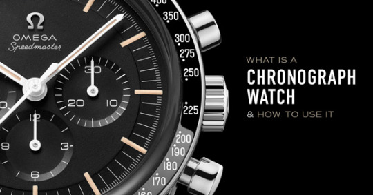 chronograph watch uses