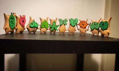 retrogamingblog:Wooden Koroks made by LegendofZanon