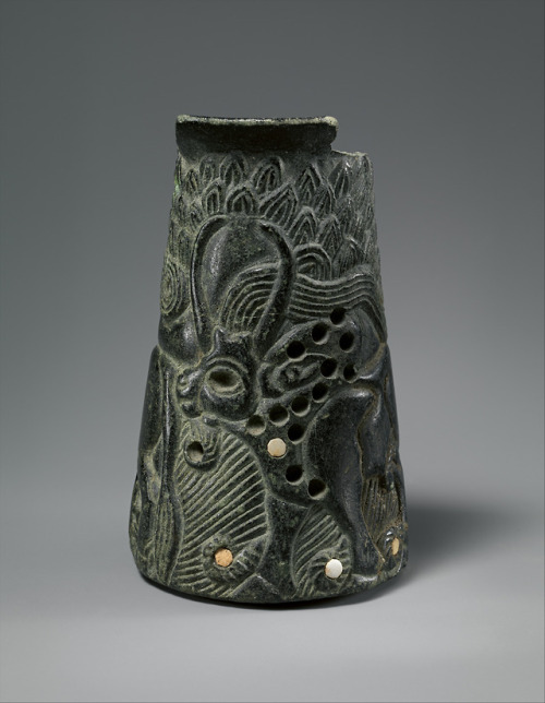 met-ancient-art:Vessel with two zebu, Ancient Near Eastern...