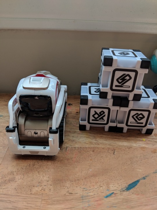 pink cozmo robot