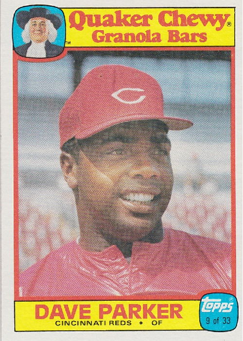 1986 Topps Quaker Chewy Granola Parker