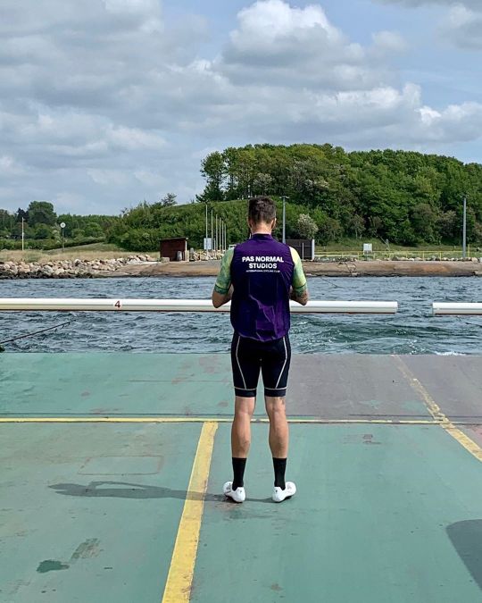 The only American to ever visit Orø twice in a week... • 📷 x @davemillls • (at Trækfærgen Ved Orø/ Hammer...