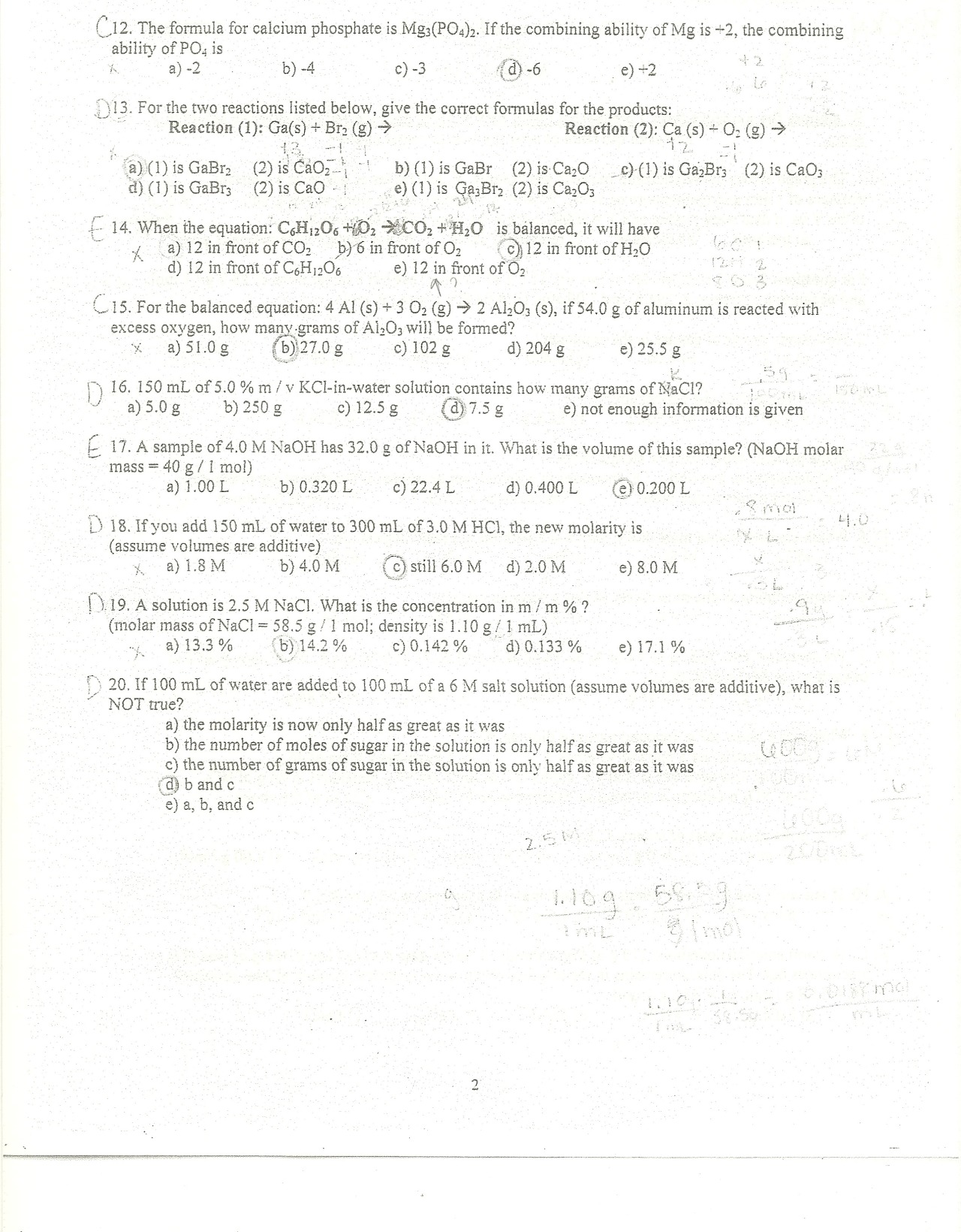 4 exam Old Honest to exam MCPHS 1,2,and exams 3 for Chem Guide â€¢