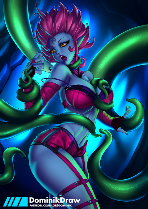 lord-dominik:Ohh poor Evelynn, she’s got problems.Fanart...