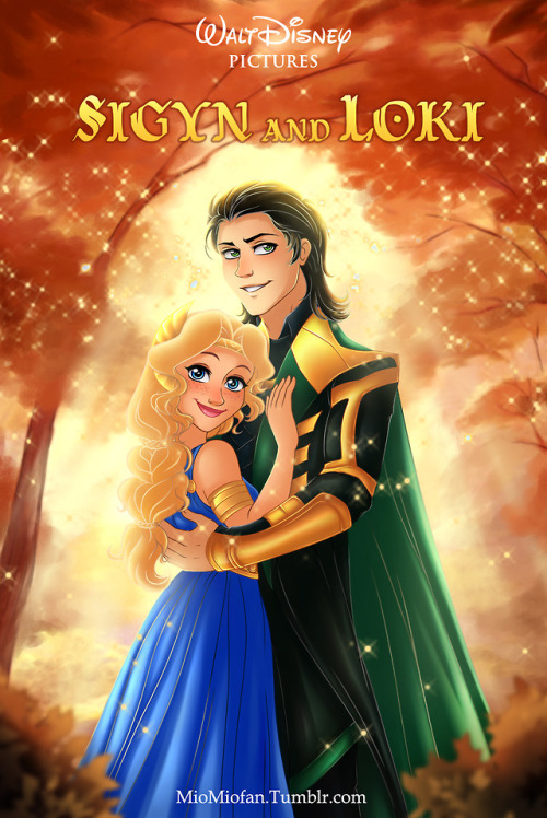 miomiofan:Loki and Sigyn in Disney world~P.S.: I want a...