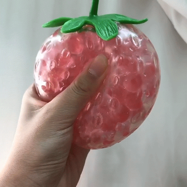 strawberry orbeez squishy