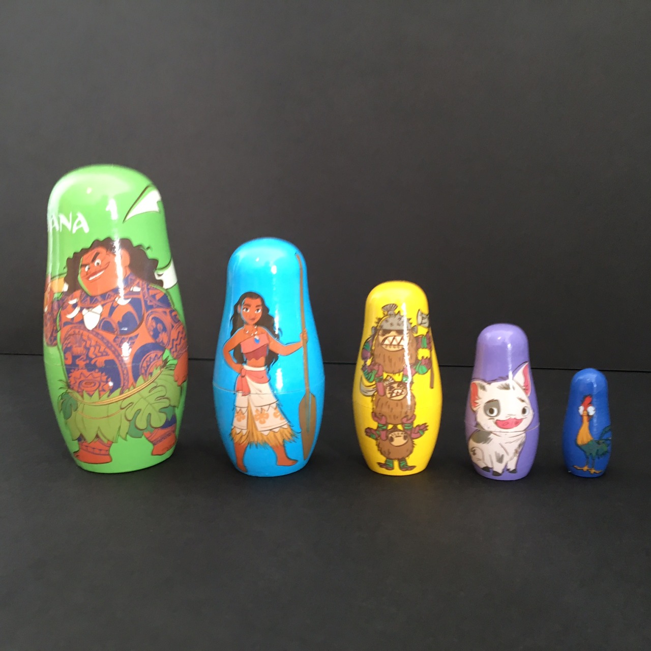 moana nesting dolls