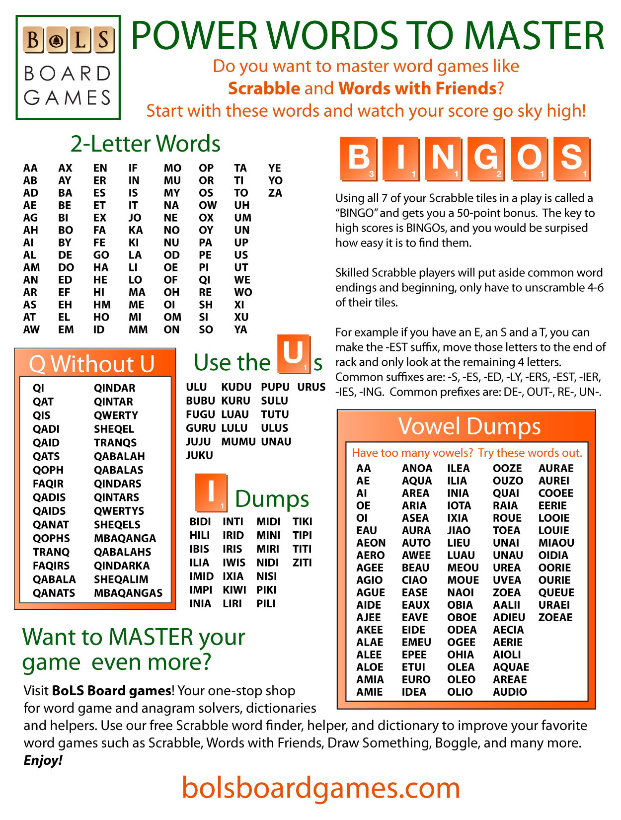 Scrabble Word Finder - BoLS Boardgames