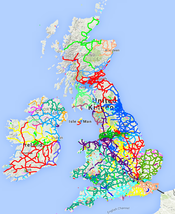 National Rail Network Uk Map United States Map