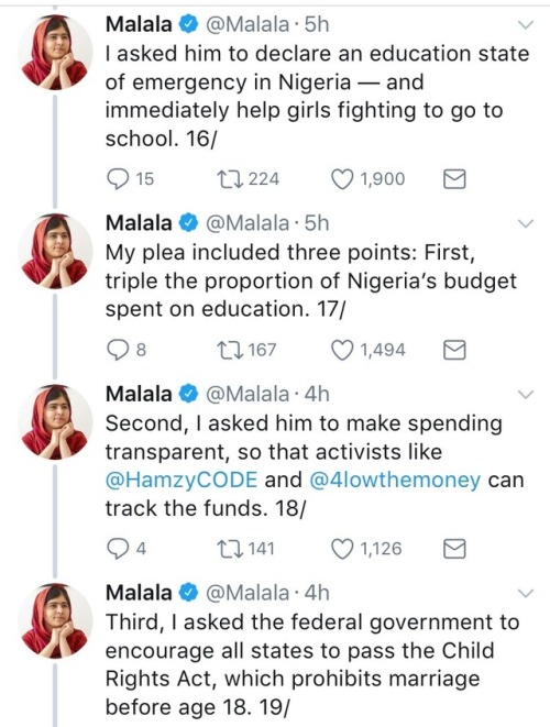 queerafricanboy:weavemama:Malala really is a class act for...