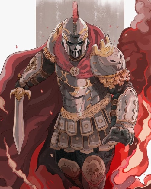 eriklyart:The Roman Centurion ☠️⚔️ #roman #fantasyart...