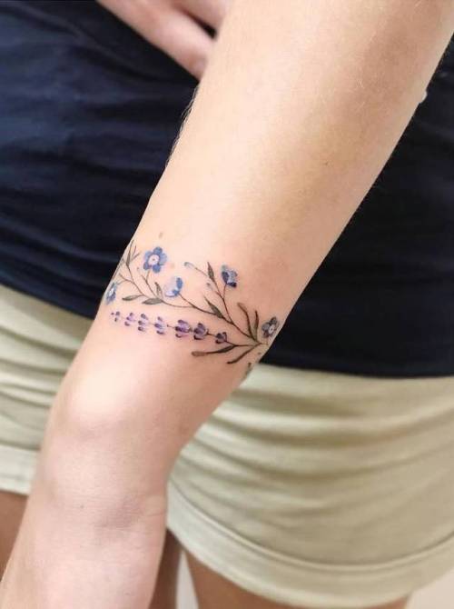 Stunning Forget Me Not Flower Tattoos  tattooglee  Flower wrist tattoos Flower  tattoos Small flower tattoos for women