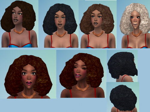 Sims 3 Curly Afro Hair