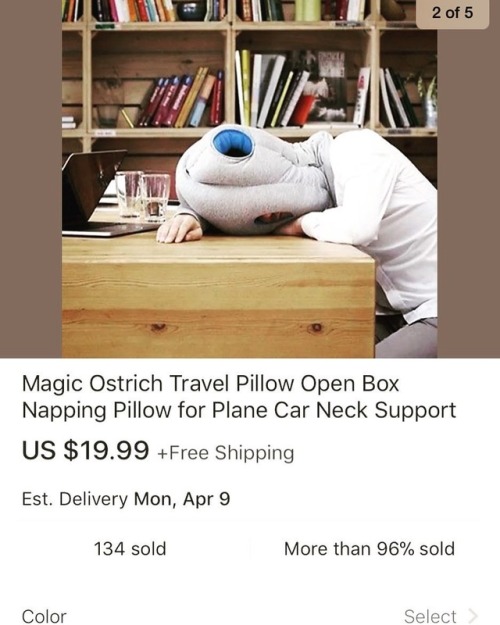 When you have given up on life, just get an Ostrich Pillow.