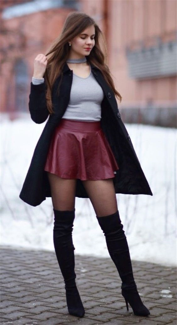 Pleated Mini Skirts — I Just Love The Way This Style Of Skirt Probably