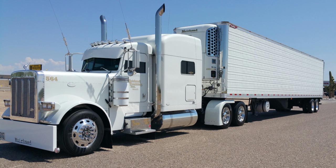 Semitrckn — Peterbilt custom 379 with matchin reefer