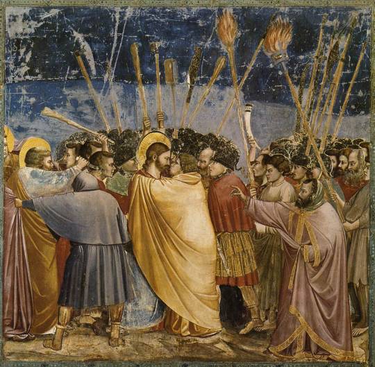 The Arrest of Christ (Kiss of Judas), 1306, Giotto Di Bondone Medium: fresco