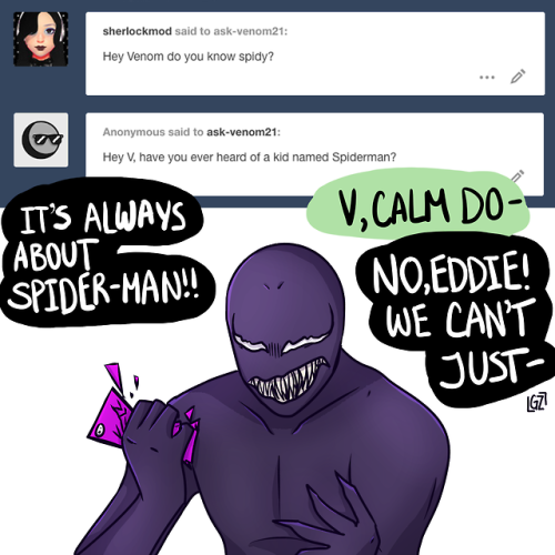 ask-venom21:V: ask-spiderpool has a decent mod too.(Someone...