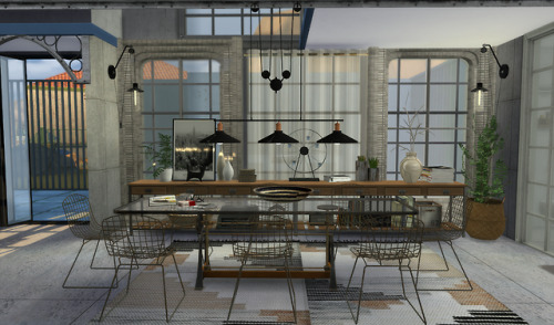 designbypetra:Industrial Housecc creators: @daer0n @leo-sims...