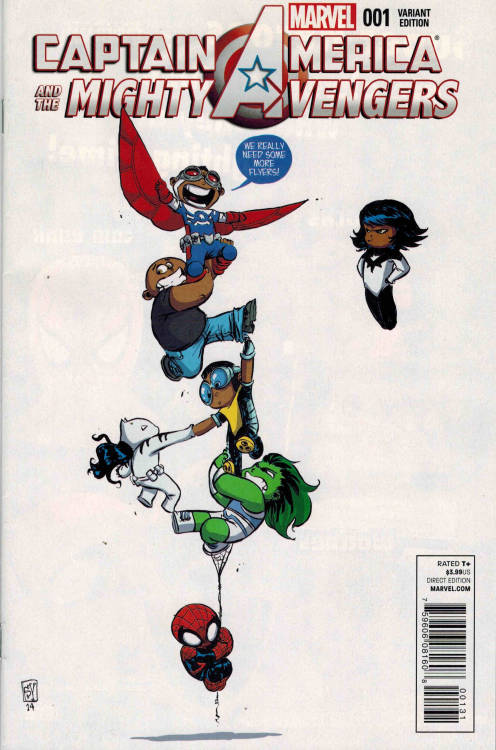 browsethestacks:The Marvel(ous) Covers Of Skottie Young