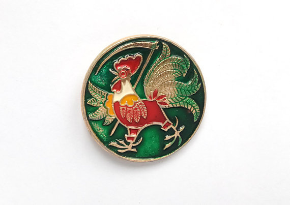 Vintage rooster pin (buy)