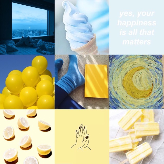 Requests are CLOSED! — A nice blue and yellow aesthetic!! I had made