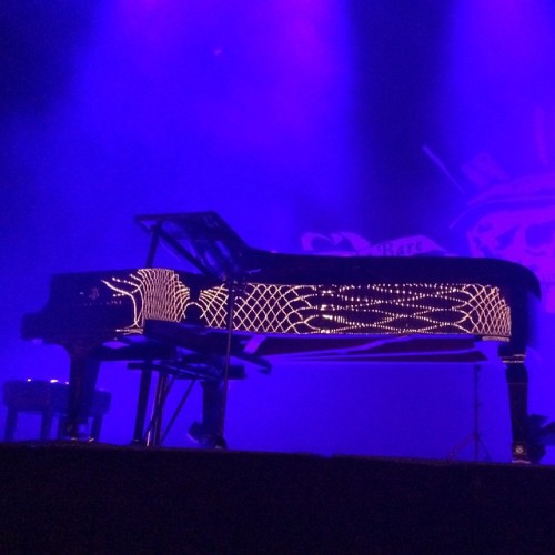 Bryan Adams’ piano- no photos allowed to be strictly...