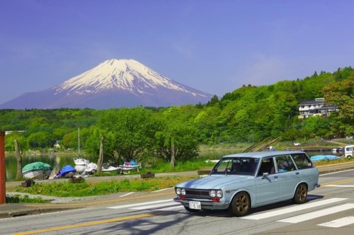 cruisefocus:#datsun #datsun510 #510 #ぐるぐる山中湖...