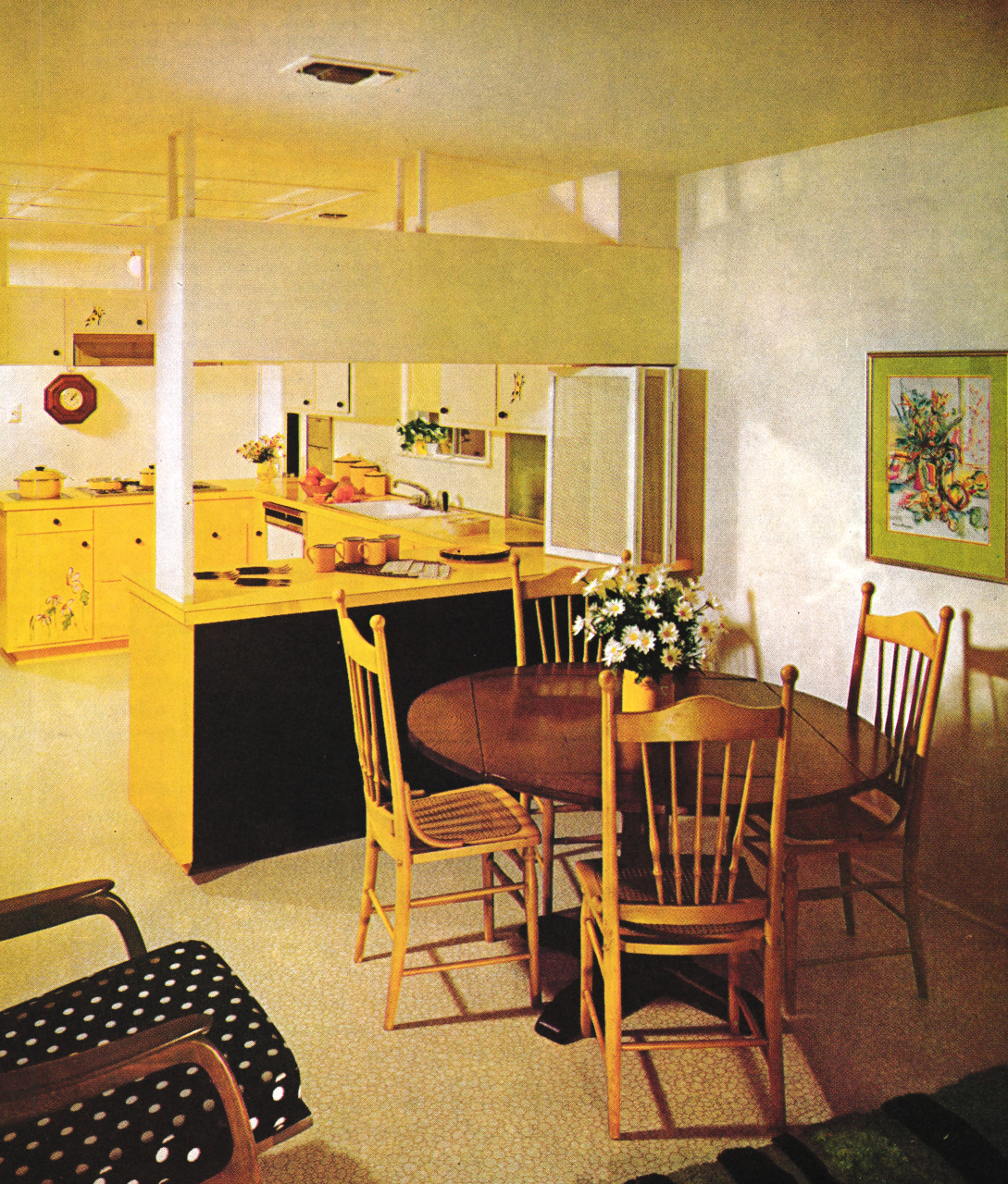 1970s Kitchen and Dining Room Decor - The Giki Tiki