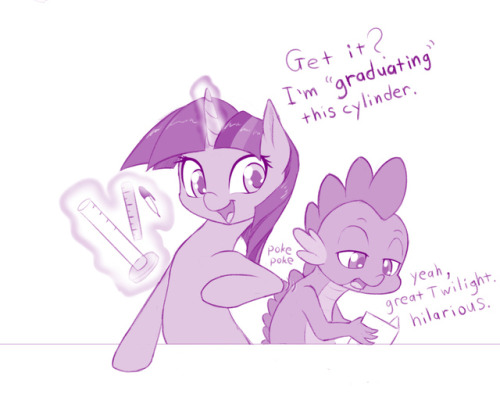 dstears:EQD’s ATG7 - day 30: Draw a pony graduating.So ends...