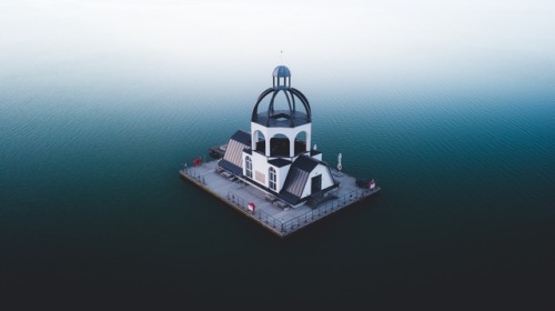 Floating church.