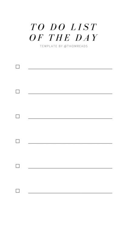 to do list template | Tumblr