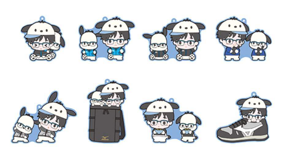 yuri on ice x sanrio characters