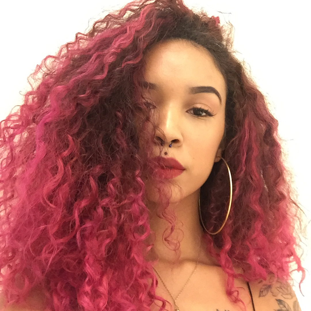 Pink Curly Hair Tumblr Posts Tumbral Com