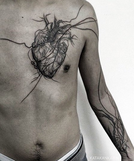 heart tattoos on Tumblr