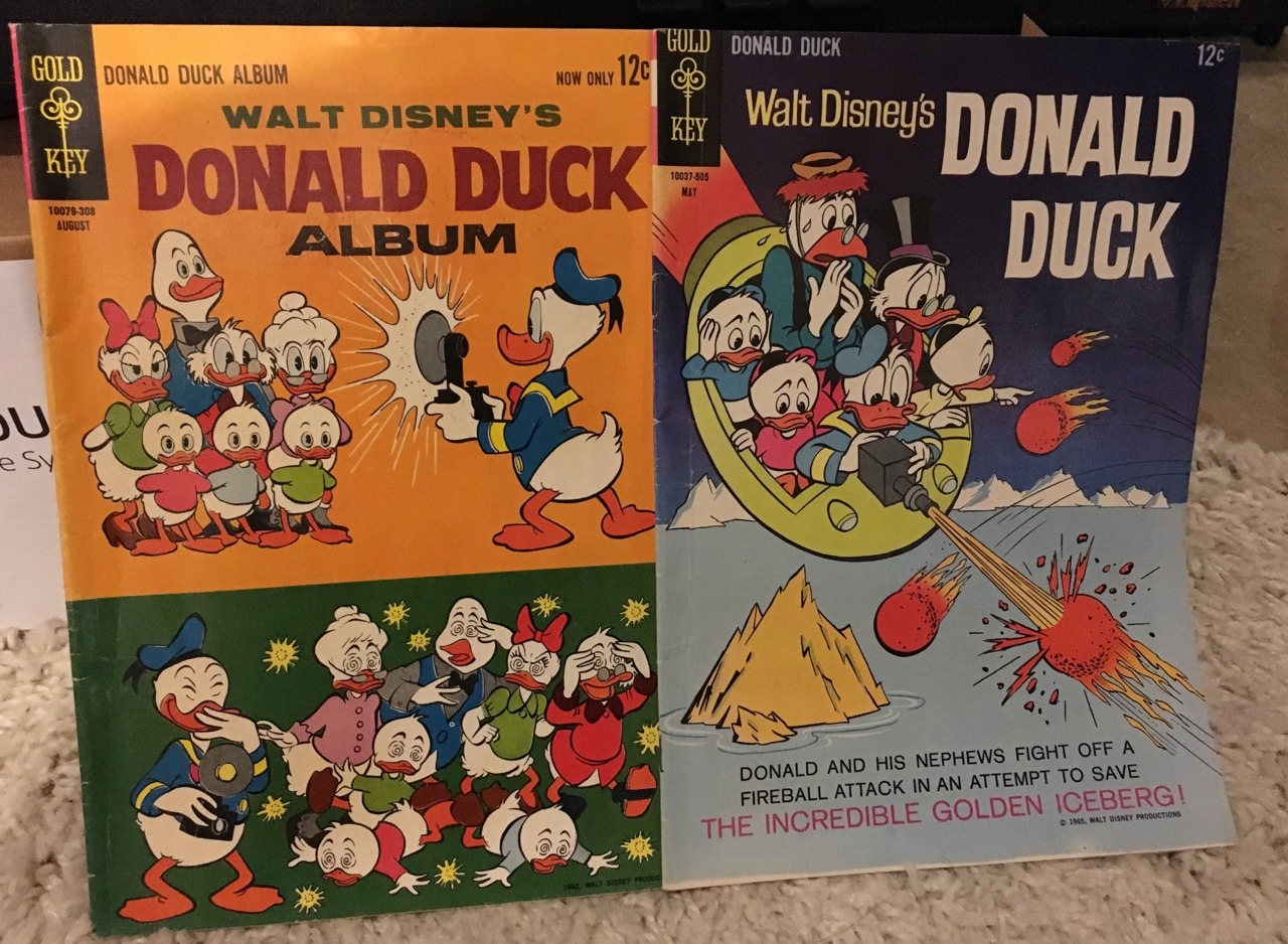 Ducks. — I also found some old Donald Duck comics! These...