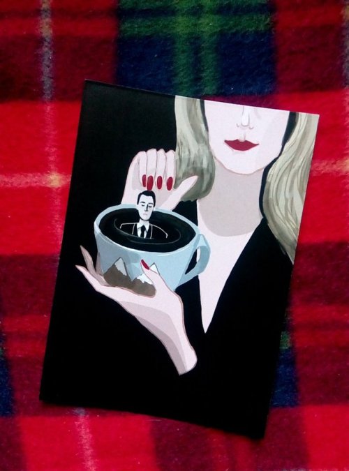 Hi everyone! I sale postcard with my Twin Peaks art for $5About...