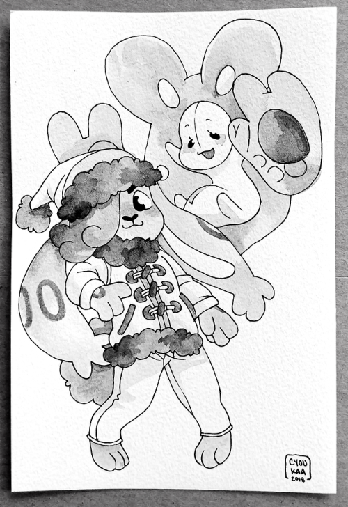 Inktober Day 5Sangem for @babymousetraps! I loved drawing this...