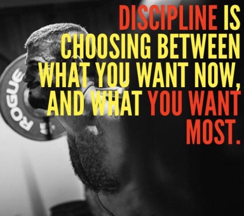 onemorestep:Discipline Is Choosing Between What You Want Now,...